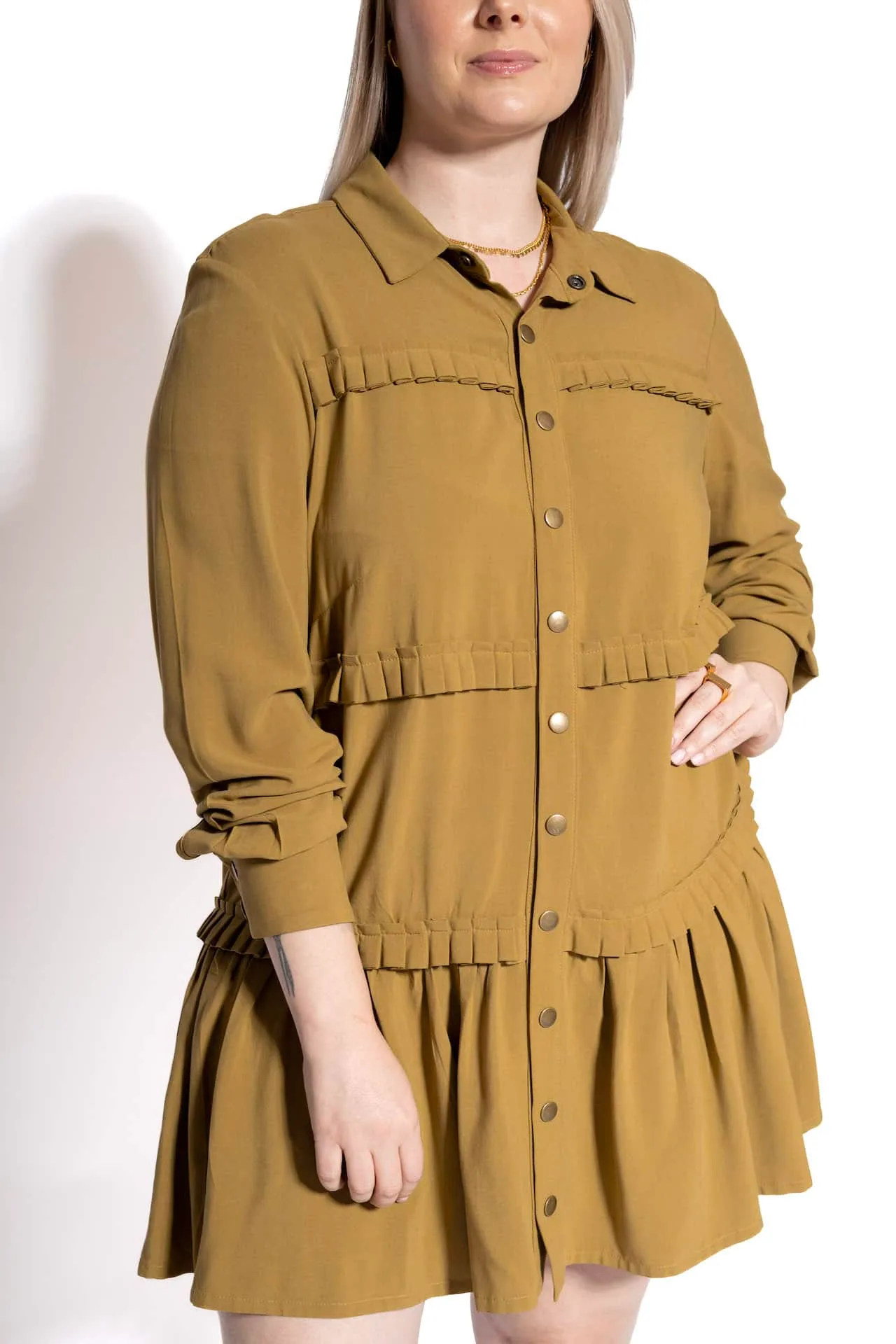Chemise Com Detalhes em Babado — foto 2 de 5