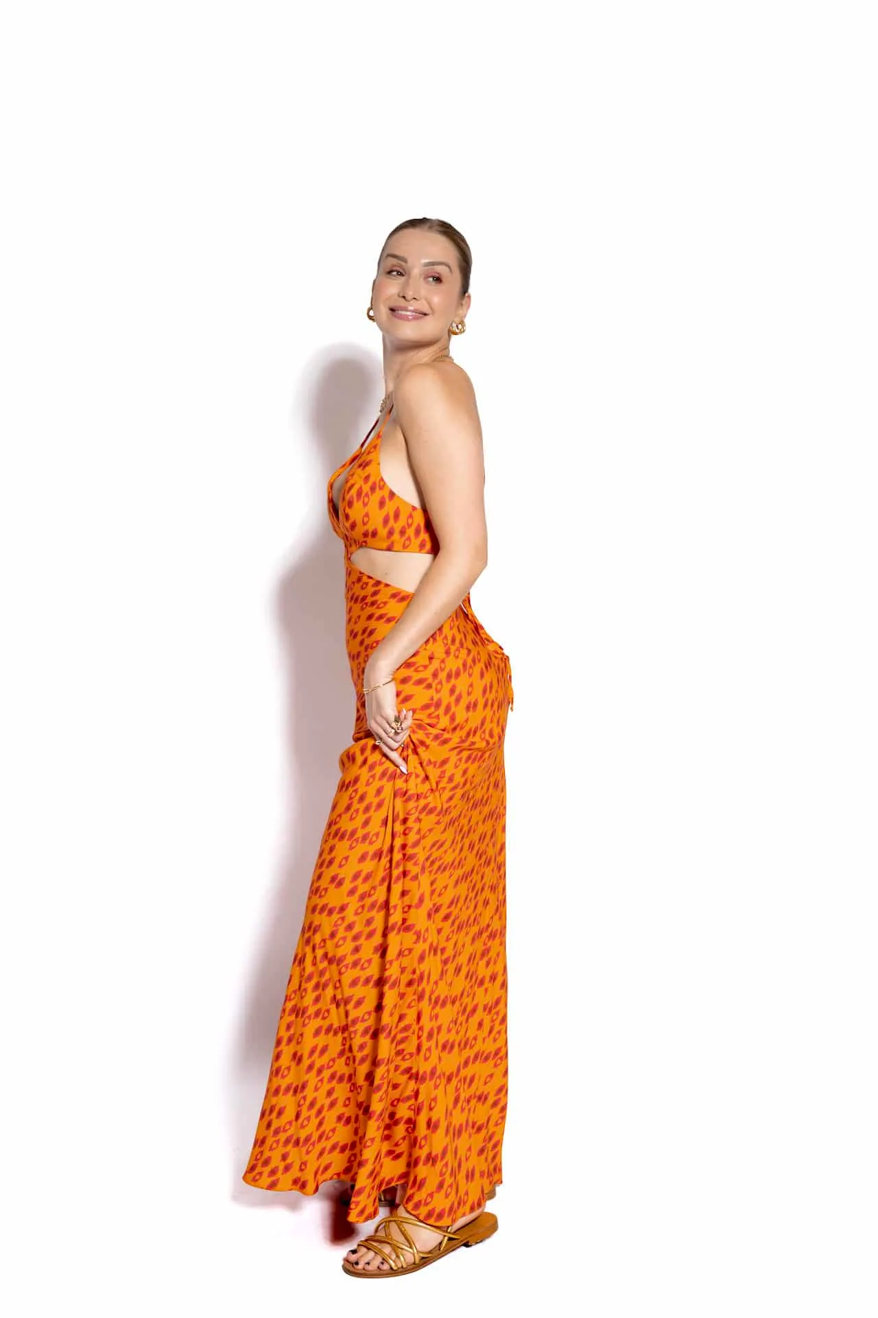 Vestido Longo com Recorte — foto 1 de 5