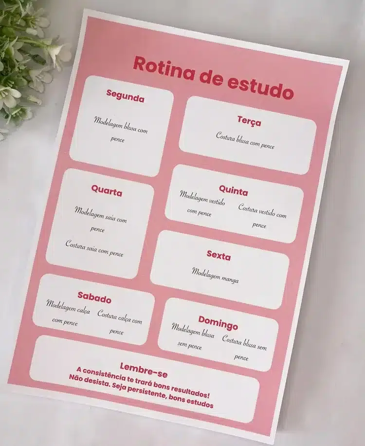 BLOCO CRONOGRAMA DE ESTUDOS INAÁ — foto 3