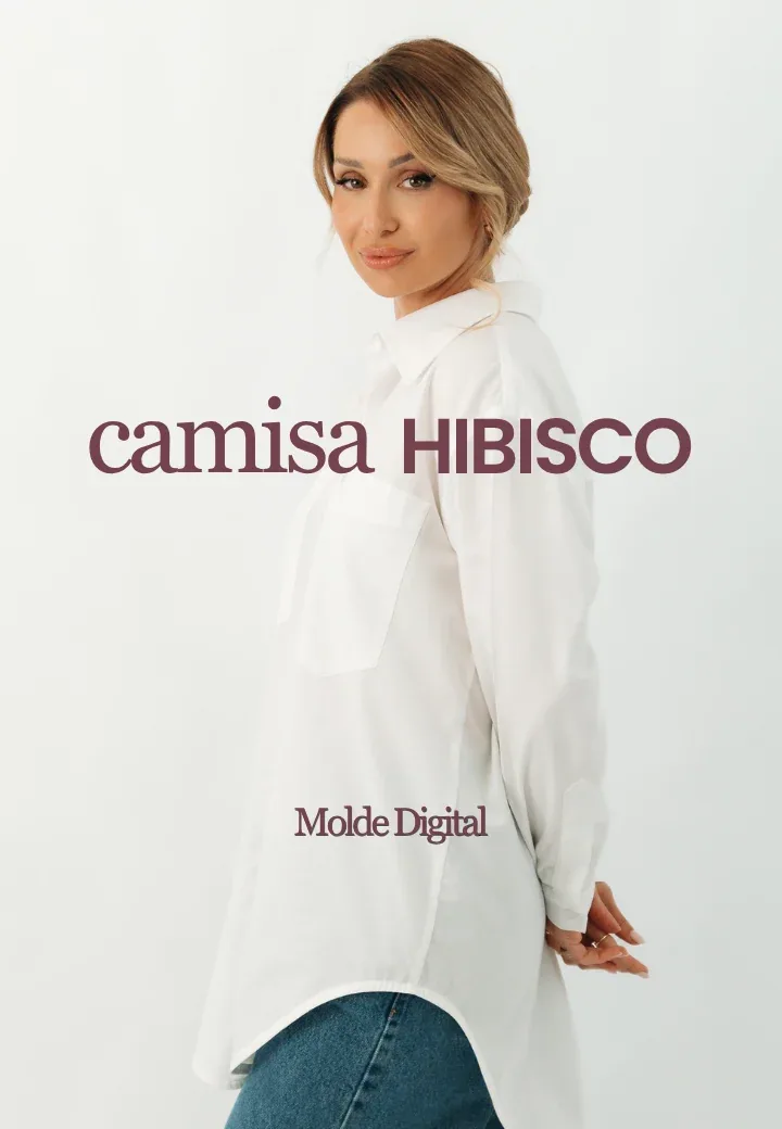 Molde Digital – Camisa Hibisco — foto 1