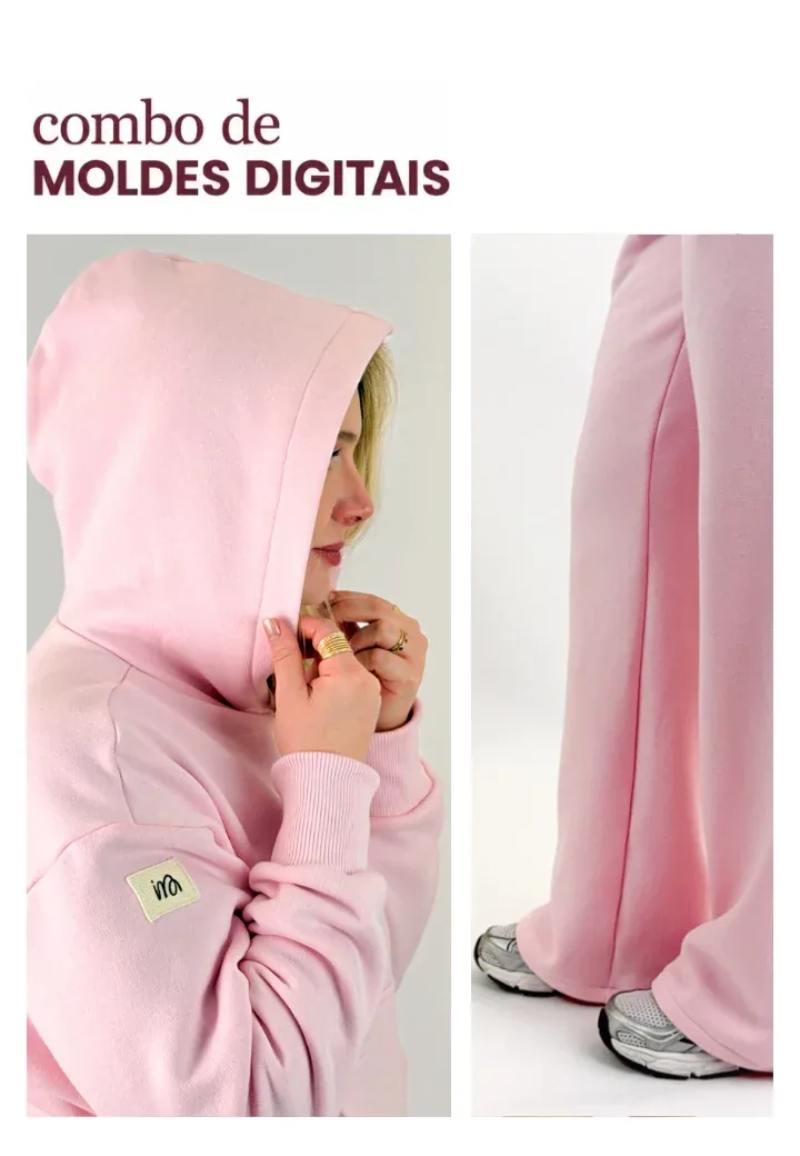Molde Digital – Combo Calça Lili + Moletom Vitória — foto 1