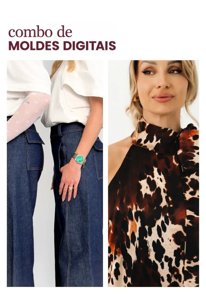 Molde Digital – Combo Calça Perséfone + Blusa Ísis — foto 1