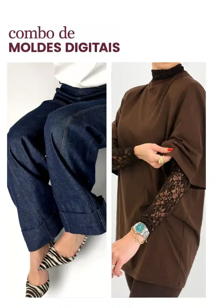 Molde Digital – Combo Calça Perséfone + Camiseta Karina — foto 1