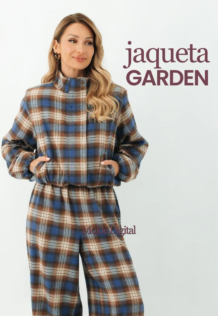 Molde Digital – Combo Legging Frida + Cacharrel Olímpia + Jaqueta Garden — foto 2