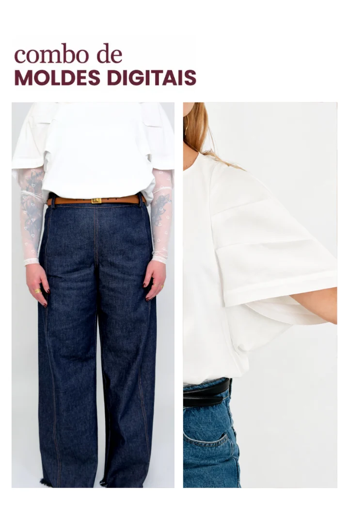 Molde Digital - Combo Calça Perséfone + Blusa Vênus