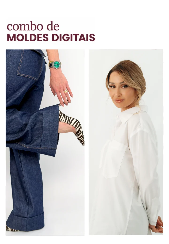 Molde Digital - Combo Calça Perséfone + Camisa Hibisco