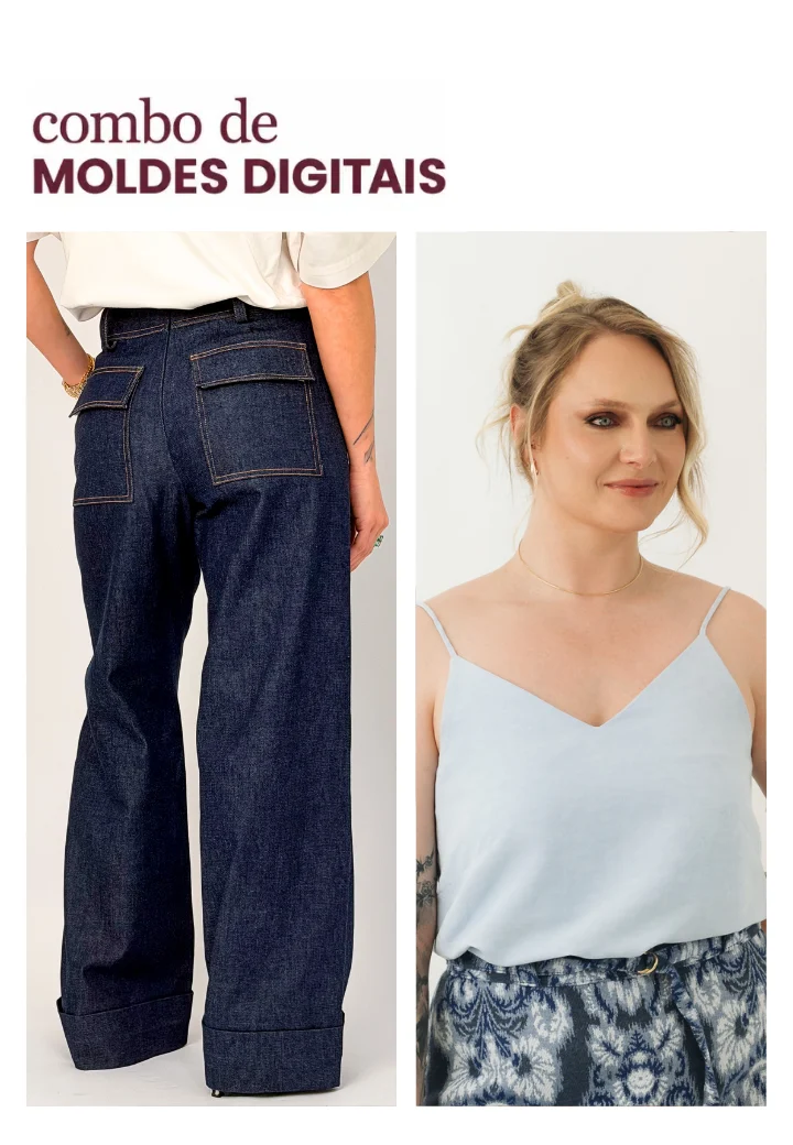 Molde Digital - Combo Calça Perséfone + Regata Helena